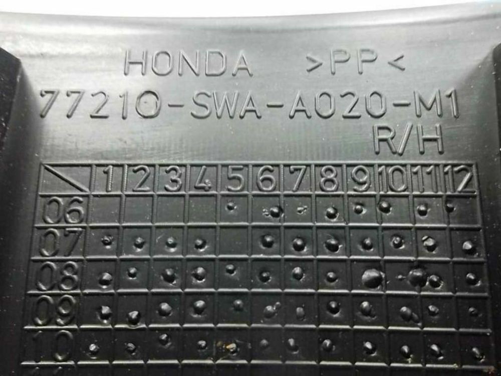 2007-2011 CR-V Honda Dash Side Cover Driver 77210-SWA-A02