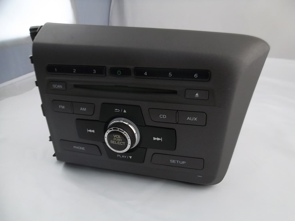2012 Honda Civic Radio Receiver CD Player 39171-TR2-A21