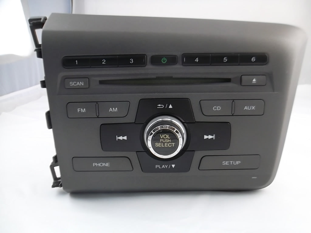 2012 Honda Civic Radio Receiver CD Player 39171-TR2-A21