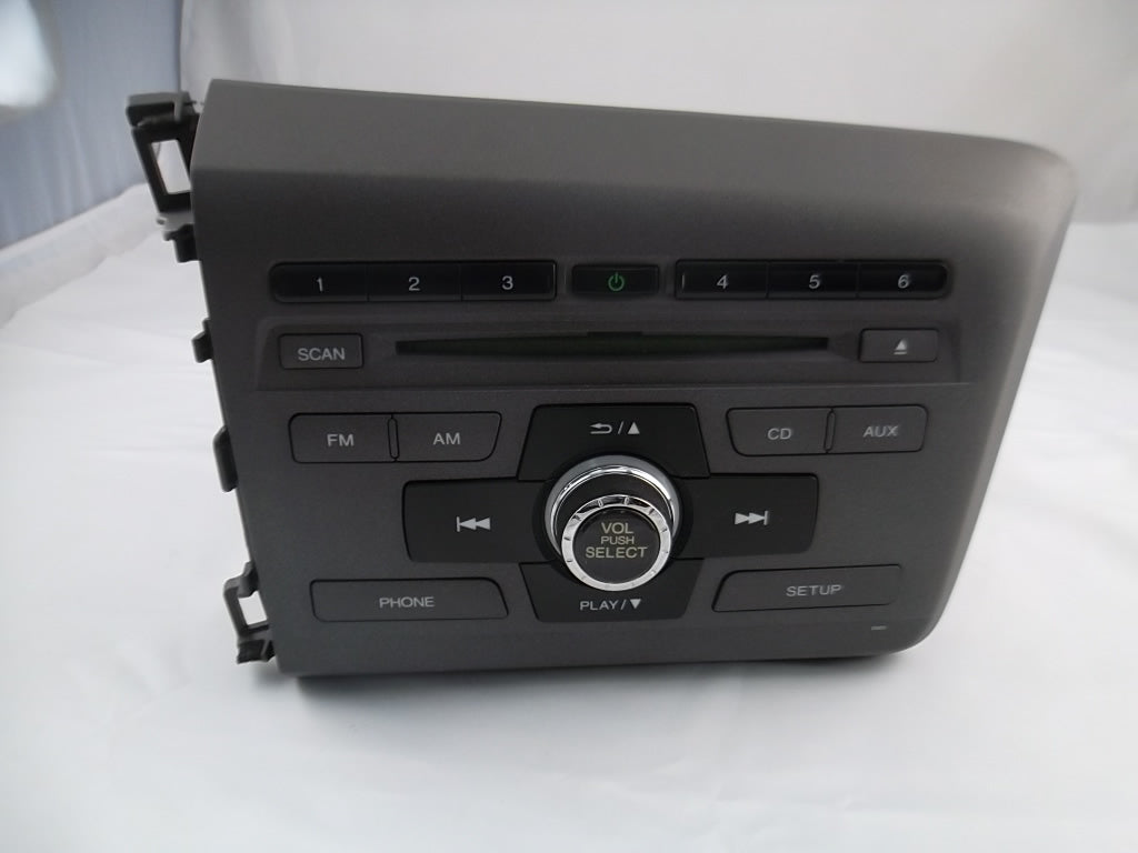2012 Honda Civic Radio Receiver CD Player 39171-TR2-A21