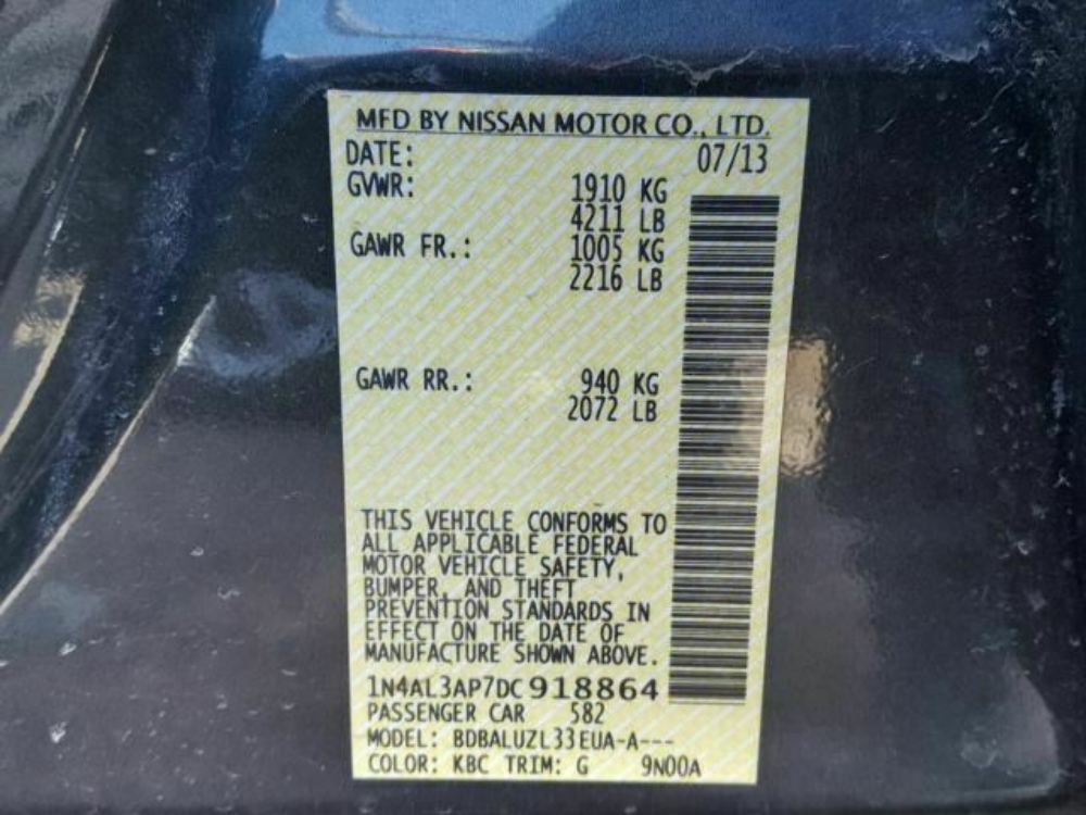 2013-2016 Nissan Altima Glove Box 68500-3TA0A