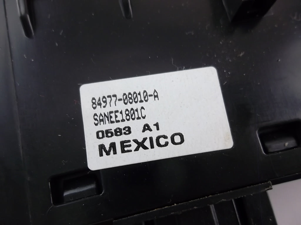 2011-2014 Toyota Sienna Info Set Up Switch 84977-08010