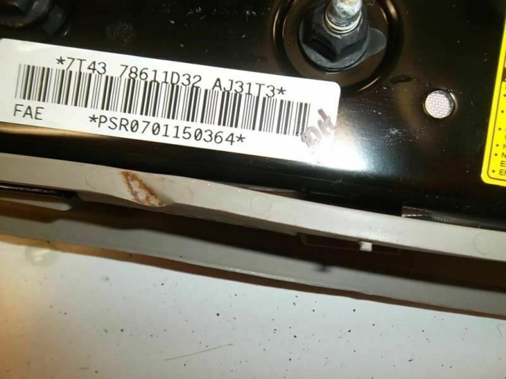 2007-2010 Ford Edge Air Bag Front Passenger Seat 7T4Z-78611D10-AA