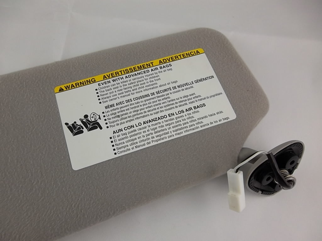 2004-2010 Toyota Sienna Sun Visor GRAY Passenger