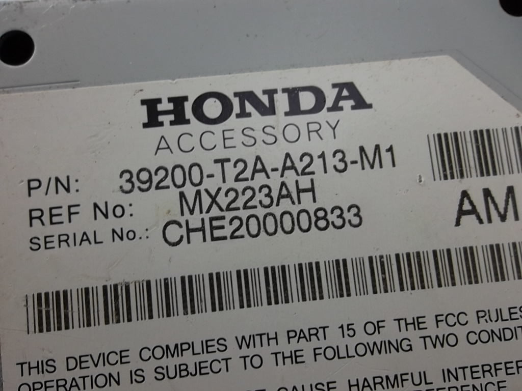 BCM Active Noise Cancellation 39200-T2A-A21 Honda Accord 2017 2016 2015 2014
