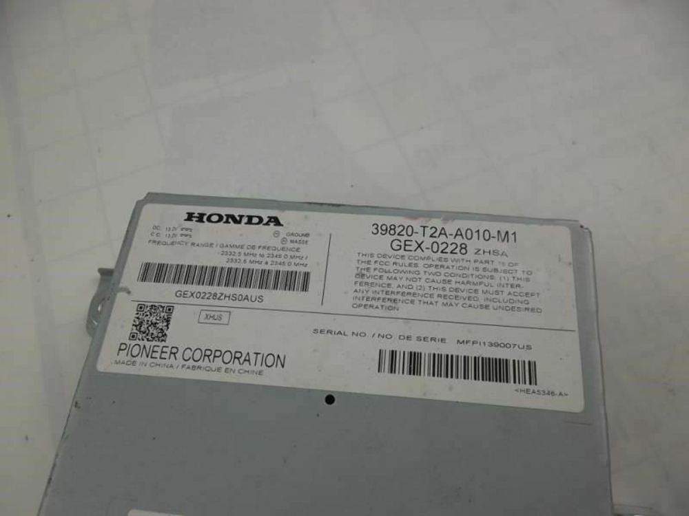 2013-2017 Honda Accord Radio Satellite Control Module 39820-T2A-A01