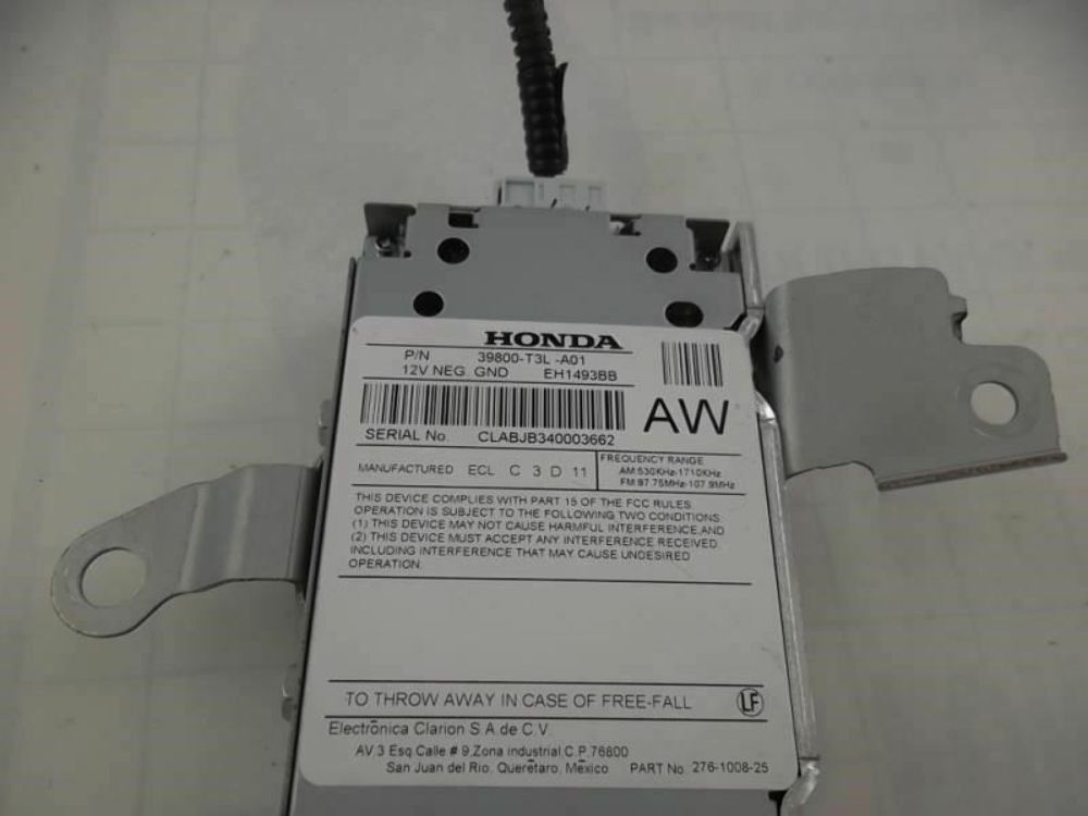 2013-2015 Honda Accord Satellite Radio Tuner 39800-T3L-A0130