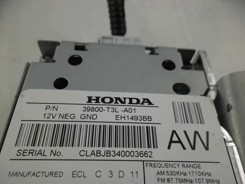 2013-2015 Honda Accord Satellite Radio Tuner 39800-T3L-A0130