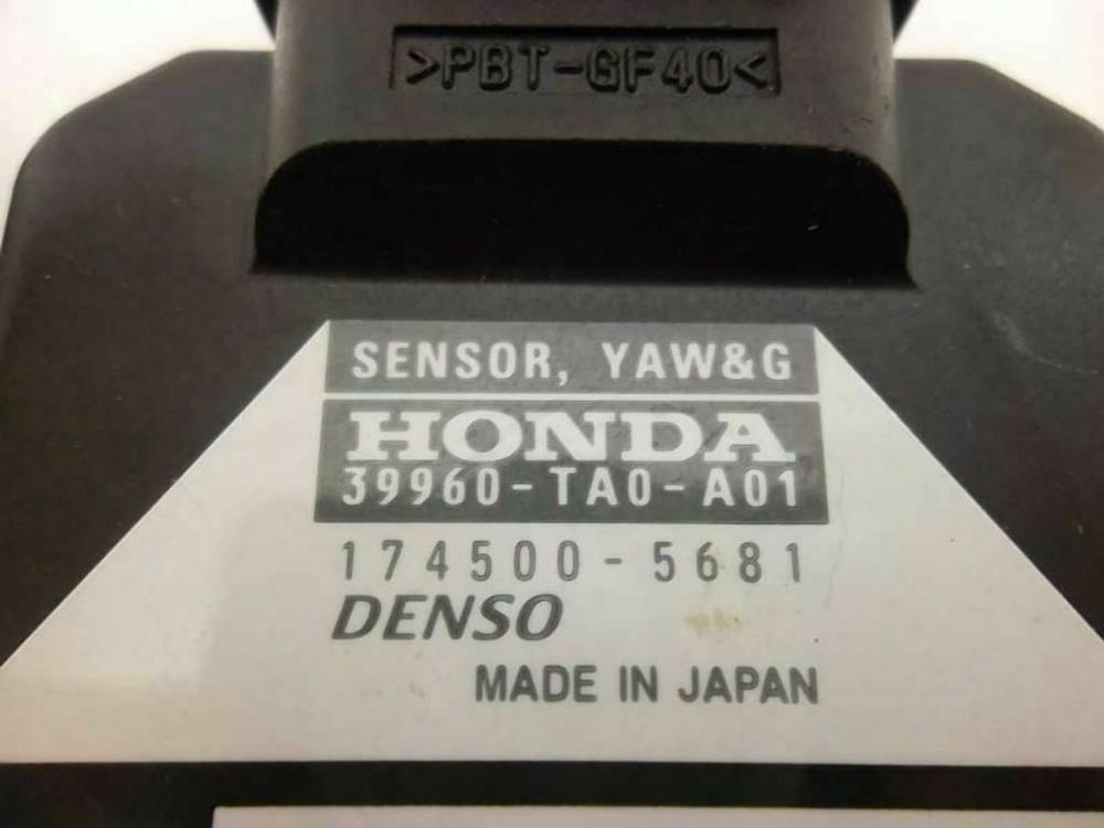 2008-2012 Honda Accord Yaw & G Rate Sensor 39960TA0A01