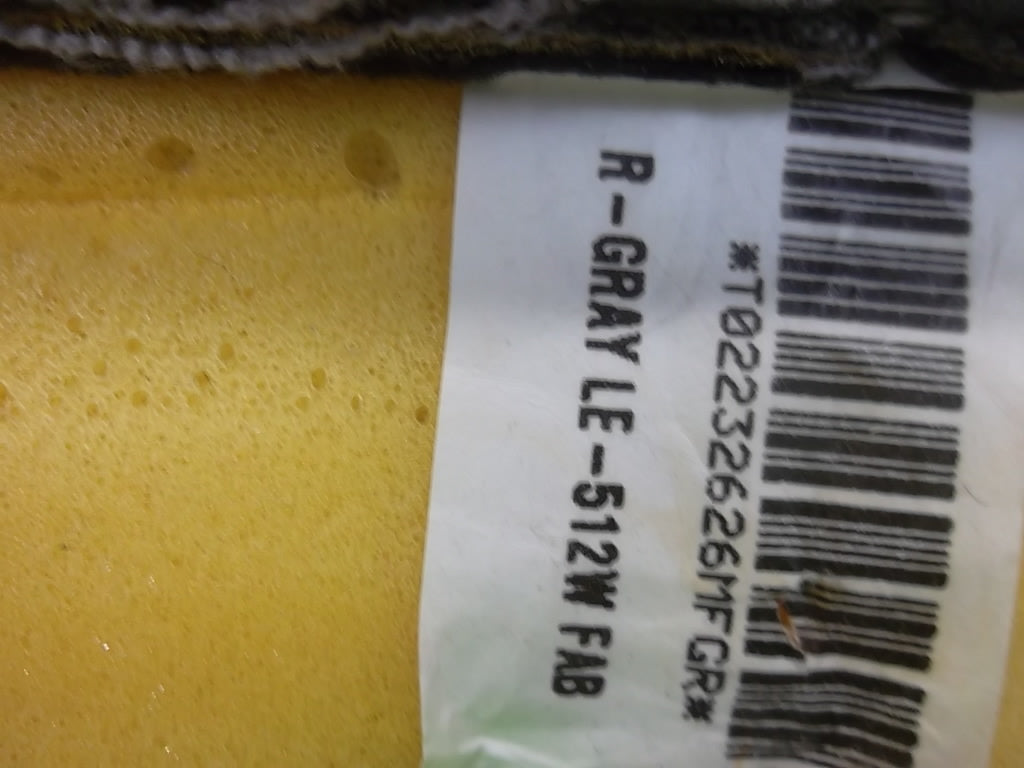 2012-2017 Toyota Camry Front Seat Back Cushion Passenger 71073-06F00