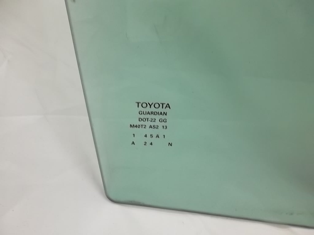 2012-2014 Toyota Camry Door Glass Rear Passenger 68103-06170