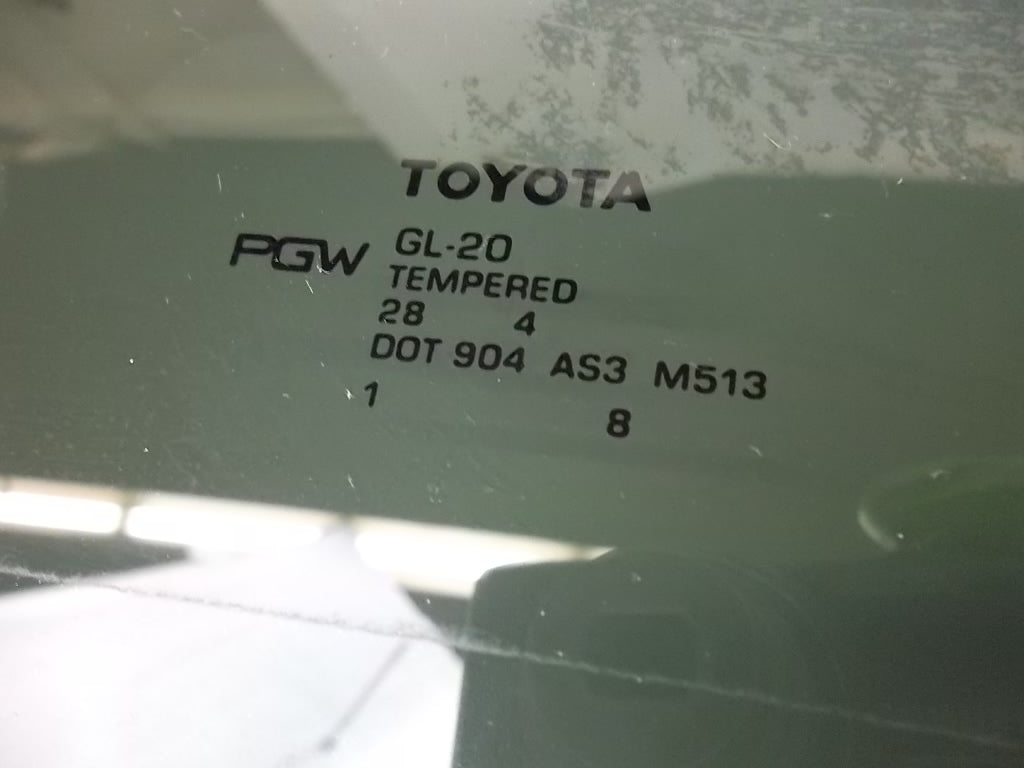 2011-2020 Toyota Sienna Window Door Glass Rear Passenger 62750-08051