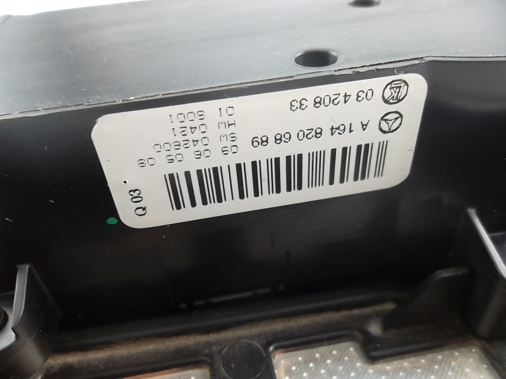 2006-2010 Mercedes Benz R350 Rear Climate Control Unit 164-820-68-89