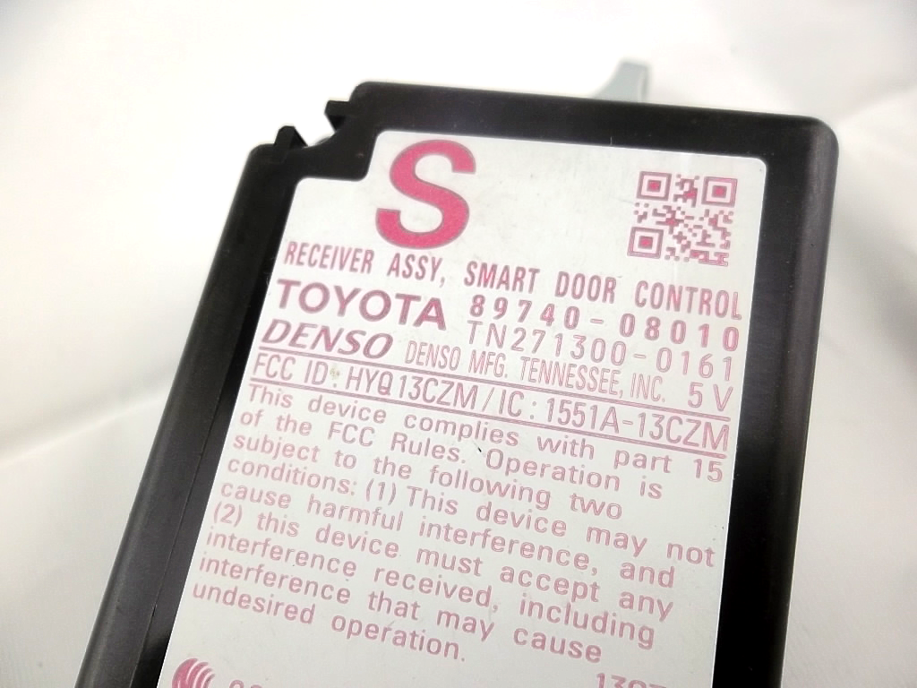 2013-2019 Toyota Sienna Smart Door Control Receiver Module 89740-08010