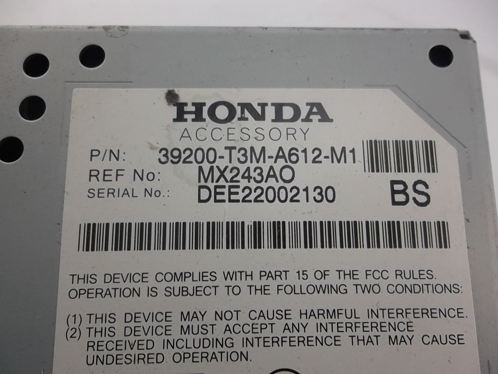2013-2016 Honda Accord Control Unit, Active Noise 39200-T3M-A61