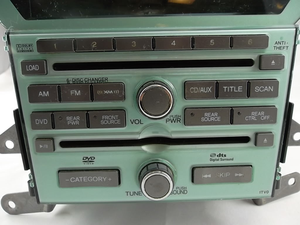 2009-2011 Honda Pilot Radio DVD Nav Unit 39100-SZA-A80