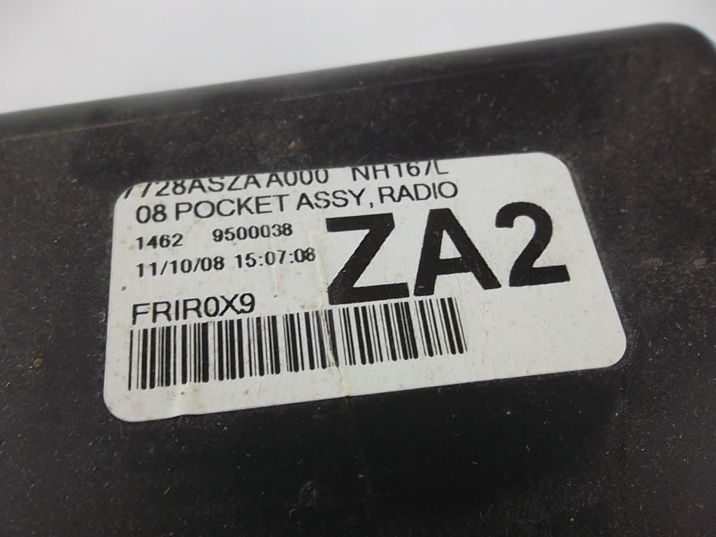 2009-2011 Honda Pilot Pocket BIN Radio Navigation 77287-SZA-A00