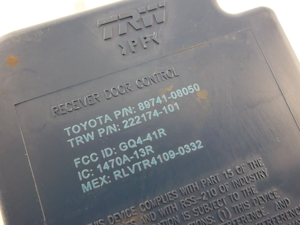 2011-2020 Toyota Sienna  Receiver Door Control 89741-08050