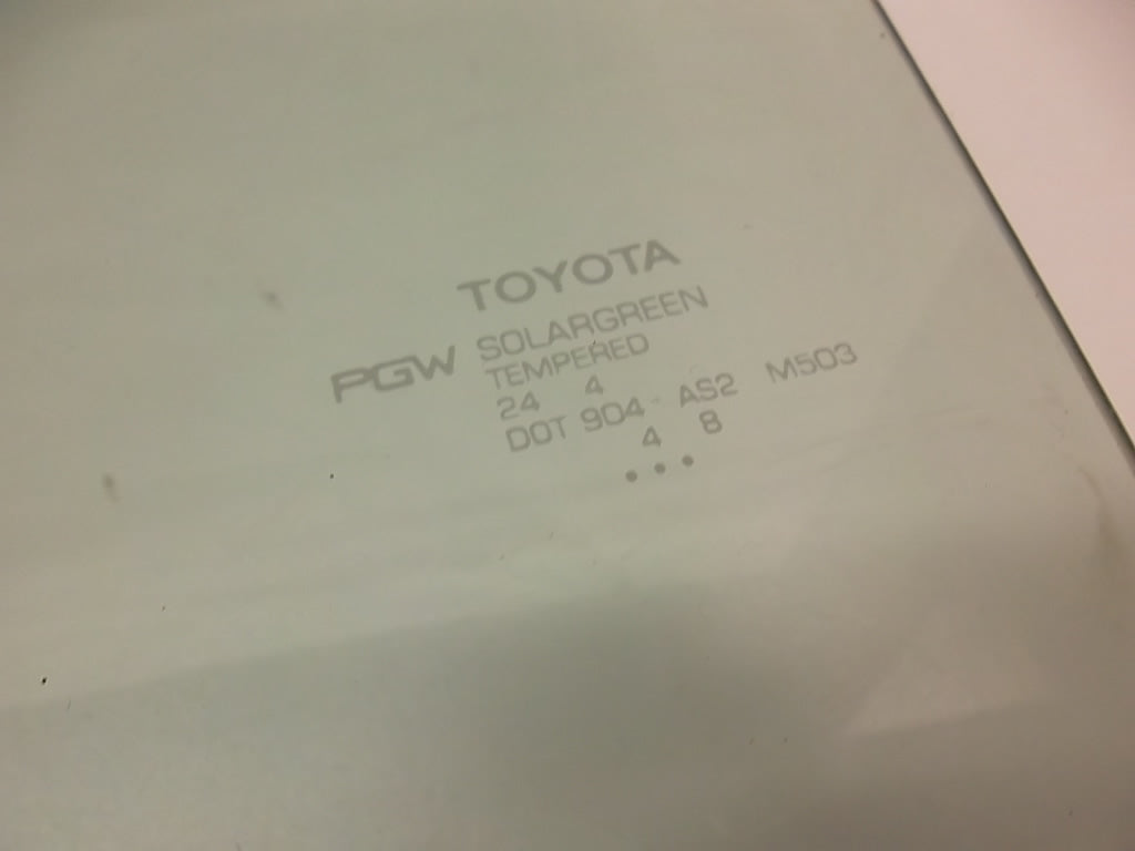 2014-2019 Toyota Corolla Rear Door Glass Driver 68104-02400