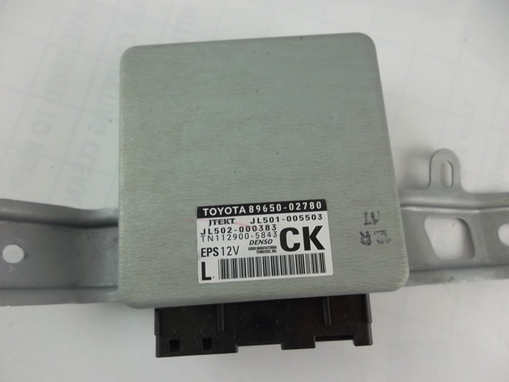 2014-2015 Toyota Corolla Power Steering Control Module 89650-02780