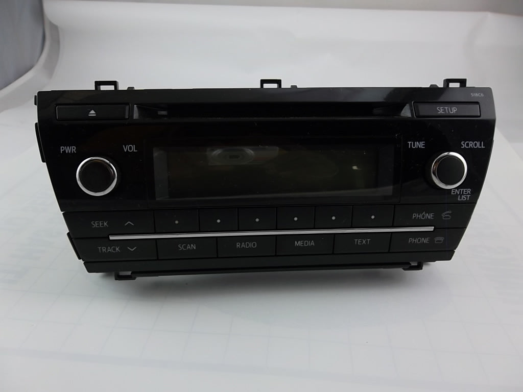 2014-2016 Toyota Corolla Radio 518C6 CD Player 86120-02F60