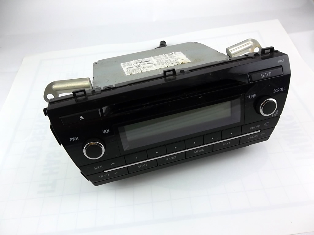 2014-2016 Toyota Corolla Radio 518C6 CD Player 86120-02F60