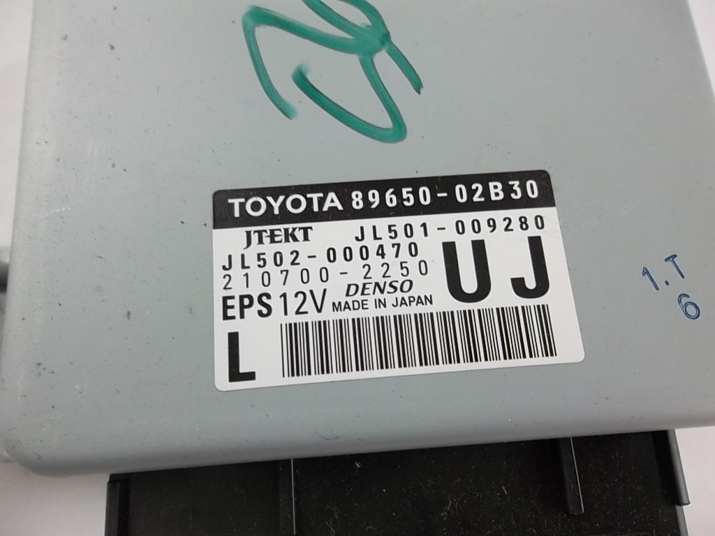 2015-2017 Toyota Corolla Power Steering Control Module 89650-02B30