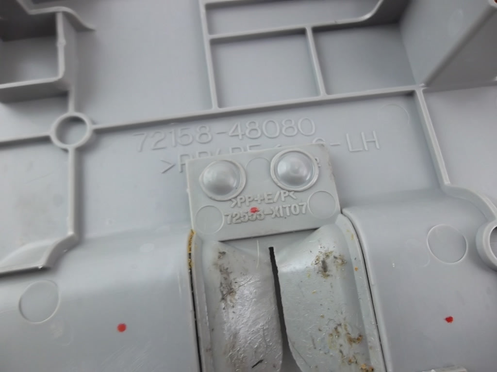 2008-2013 Toyota Highlander Rear Seat Track Cover Driver 72158-48080
