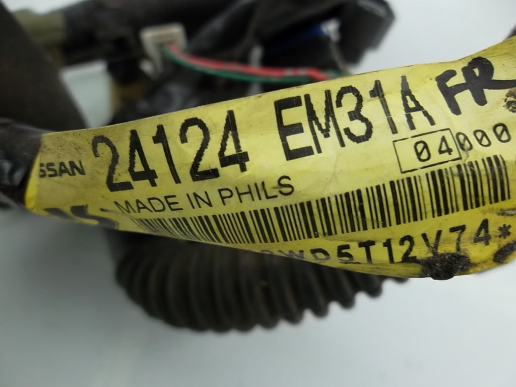 2007-2011  Nissan Versa Front Door Wire Harness 24124-EM31A