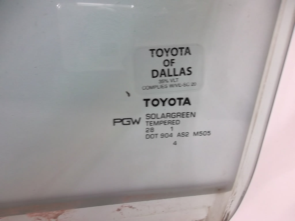 2011-2019 Toyota Sienna Window Door Glass Front Driver 68102-08050