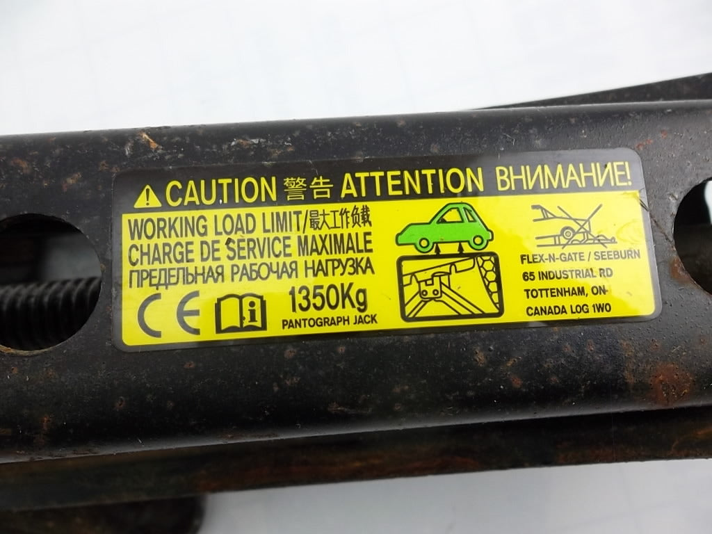 2011-2020 Toyota Sienna Tire Jack 09111-0E011
