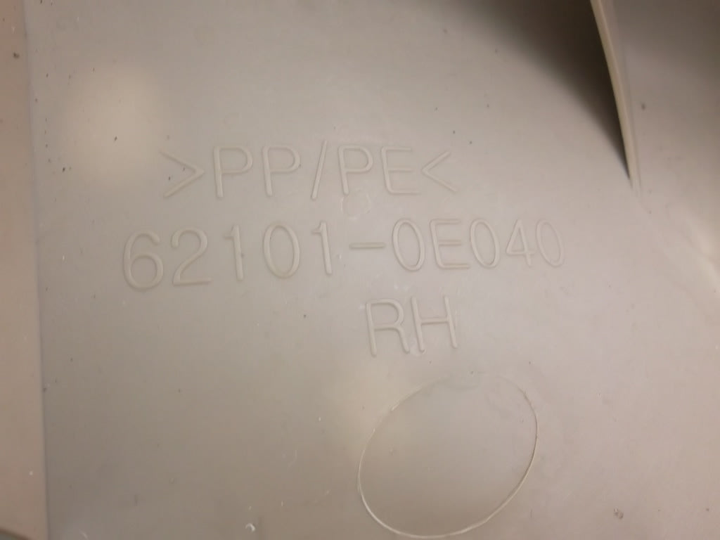 2010-2013 Toyota Highlander Kick Panel Front Passenger 62101-0E040