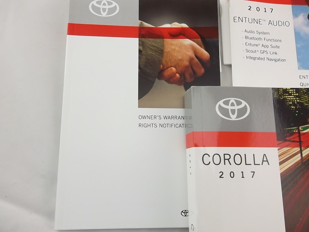 2017 Toyota Corolla Owners Manual 01999-02494