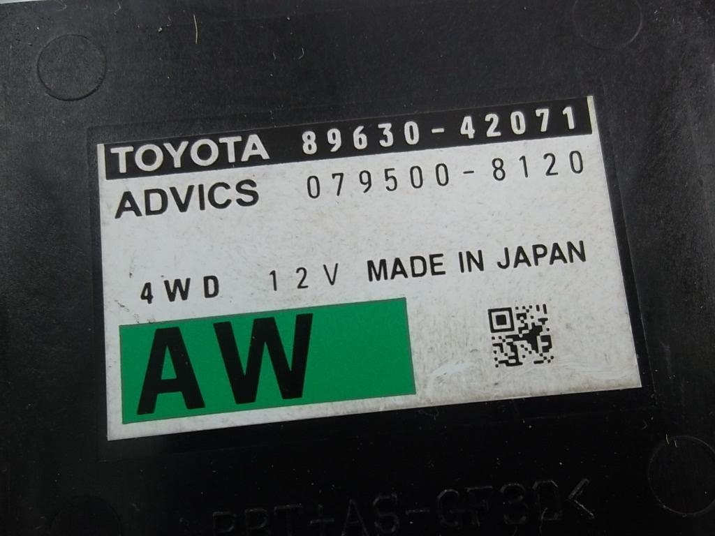 2013-2015 Toyota RAV4 Chassis Control Module 89630-42071