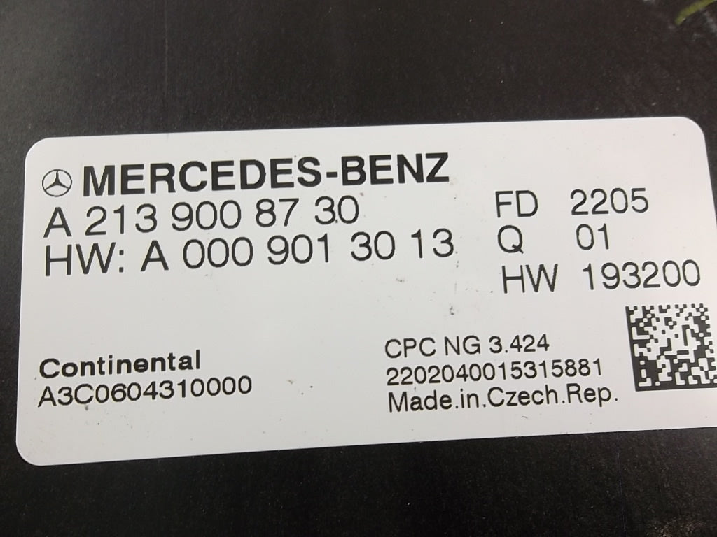 2020-2023 Mercedes Benz GLB250 Transmission Control Module 213 900 87 30