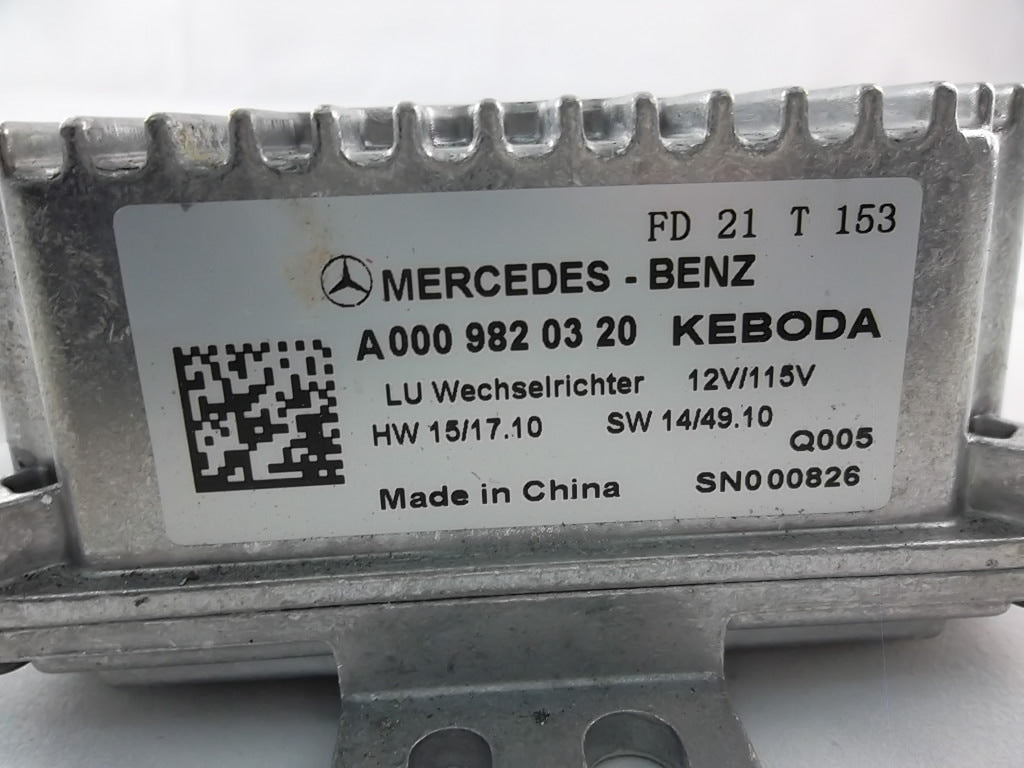 2020-2023 Mercedes Benz GLB250 Power Inverter Converter Module 000 982 03 20