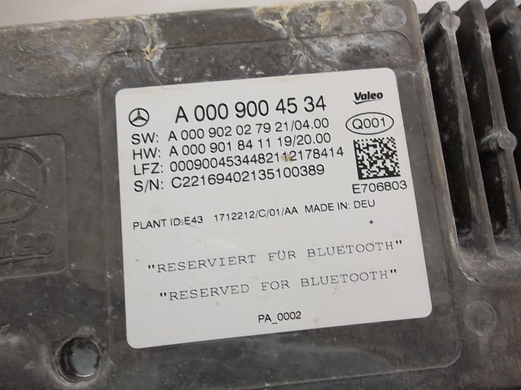 2020-2023 Mercedes Benz GLB250 Park Assist Control Module 000 900 45 34