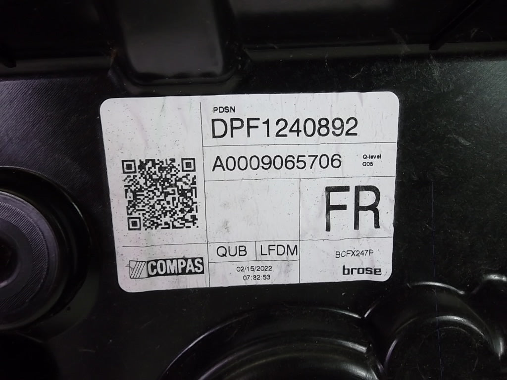 2020-2023 Mercedes Benz GLB250 Door Window Regulator Front Passenger 177 545 64 00
