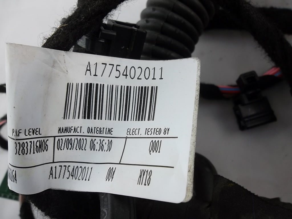 2020-2023 Mercedes Benz GLB250 Door Wire Harness Rear 177 540 20 11