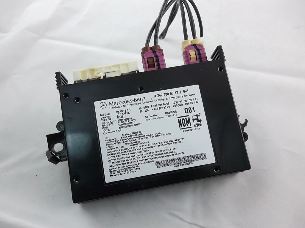 2020-2023 Mercedes Benz GLB250 Telematics Communication Control Module 247 900 90 12