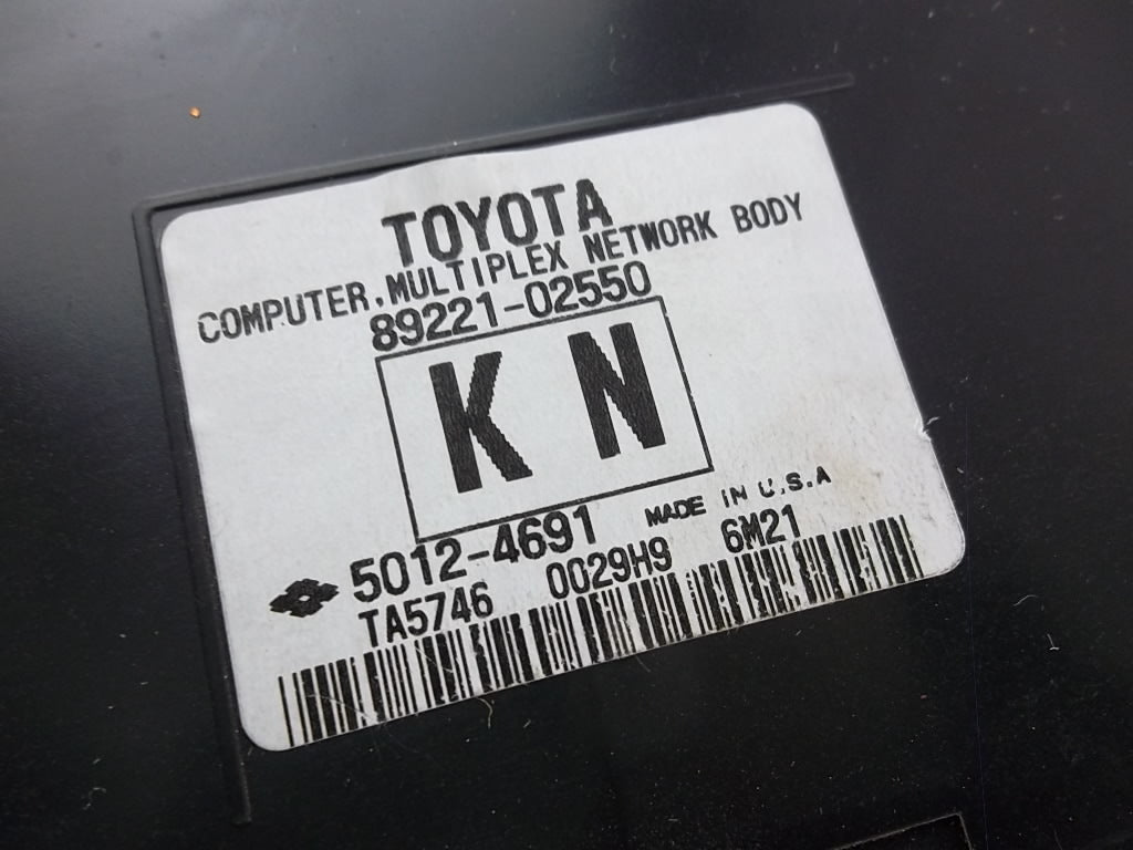 2017-2019 Toyota Corolla Block Junction Fuse Cabin Fusebox Multiplex 82730-02F41