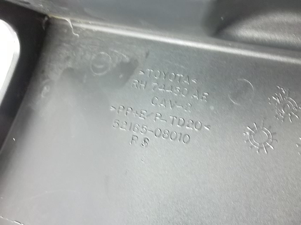2011-2020 Toyota Sienna Rear Passenger Quarter Bumper Cover 52165-08010