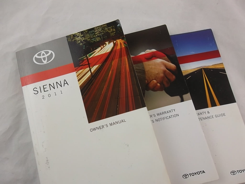 2011 Toyota Sienna Owners Manual 01999-45466