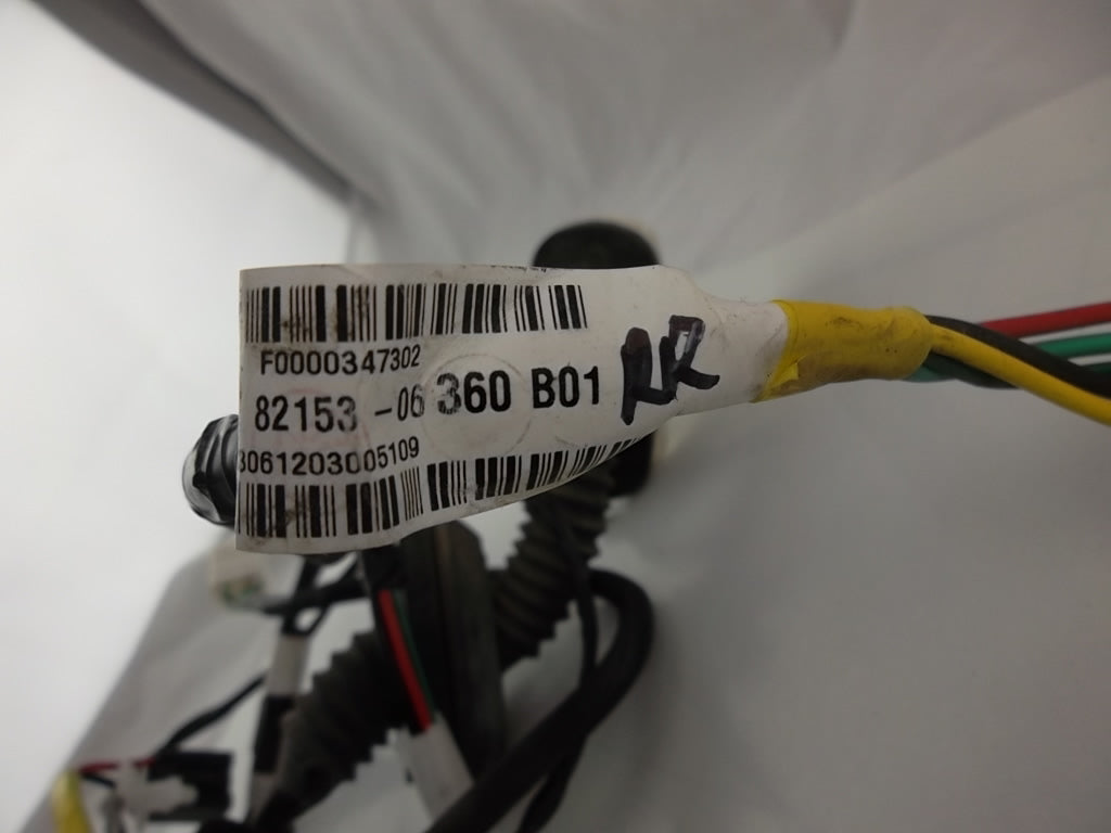 2012-2015 Toyota Camry Rear Door Wire Harness Passenger 82153-06360