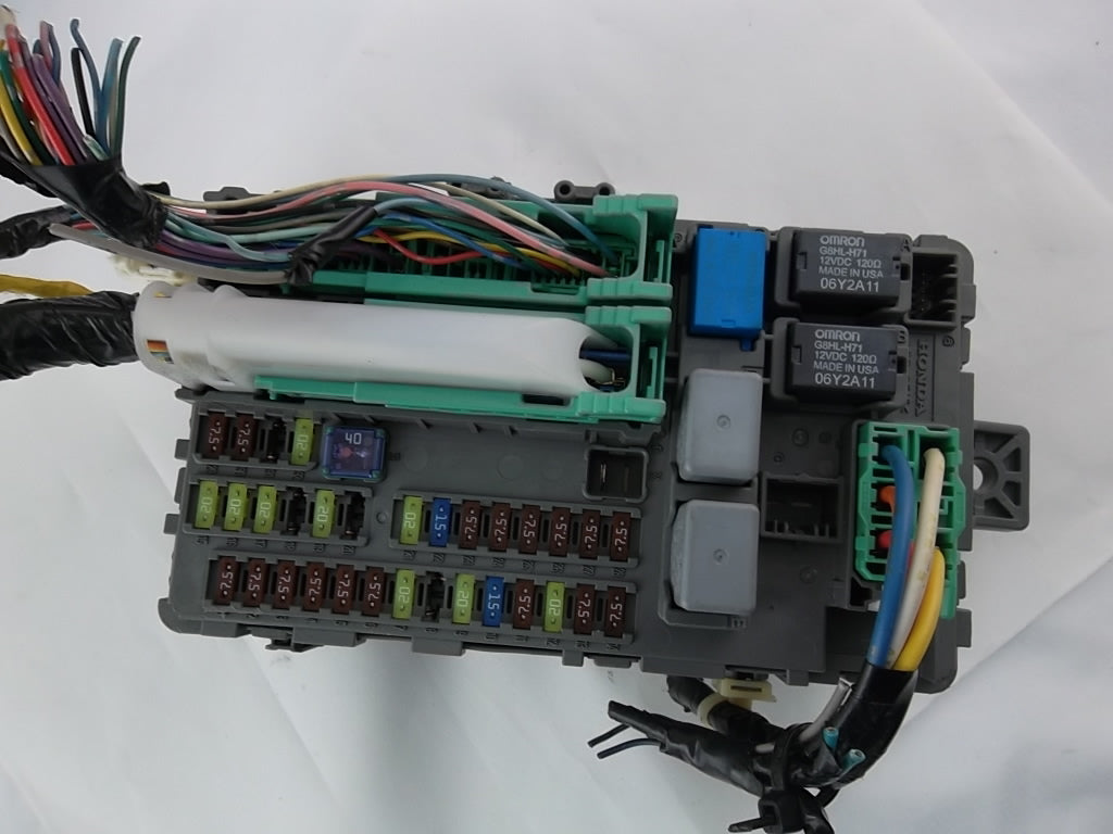2011-2013 Honda Odyssey Fuse Relay Box Cabin Driver 38200-TK8-A22