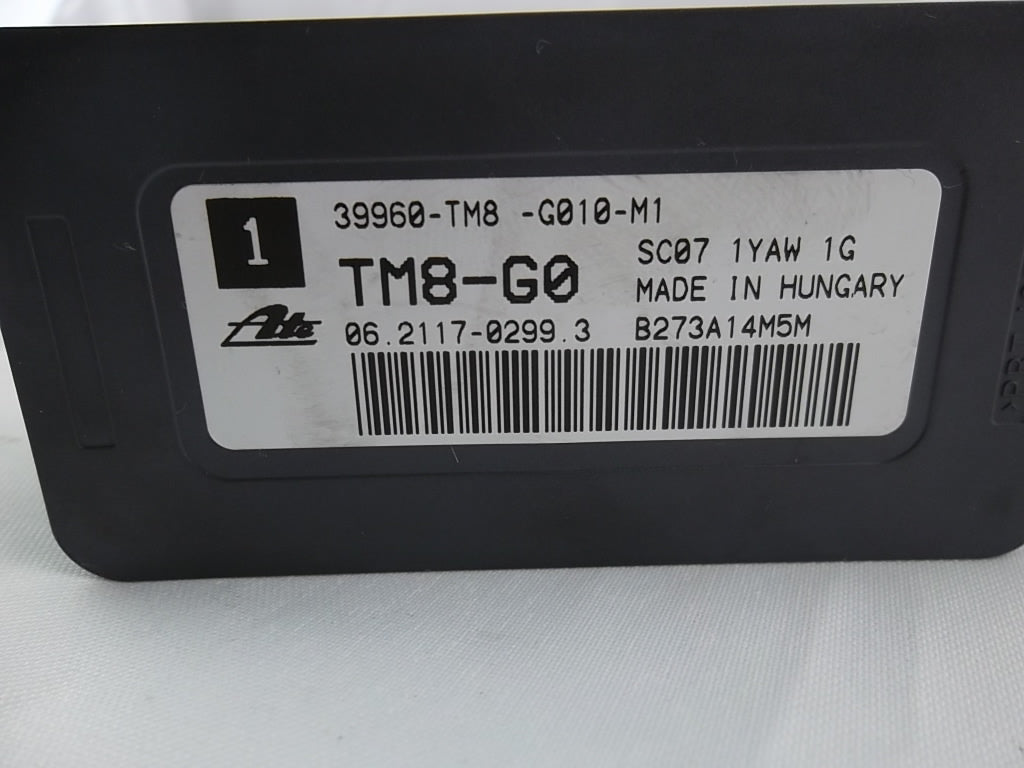 2011-2017 Honda Odyssey  Yaw and G Rate Sensor 39960-TM8-G01