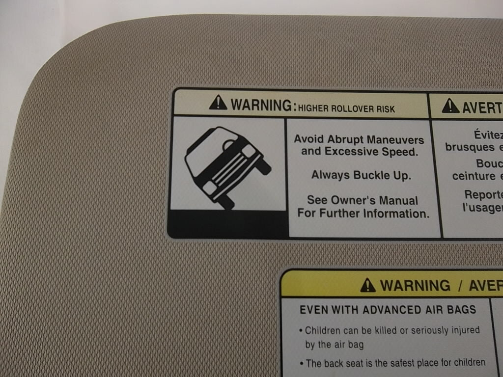 2016-2020 Nissan Rogue Sun Visor Driver 96401-6FL0A