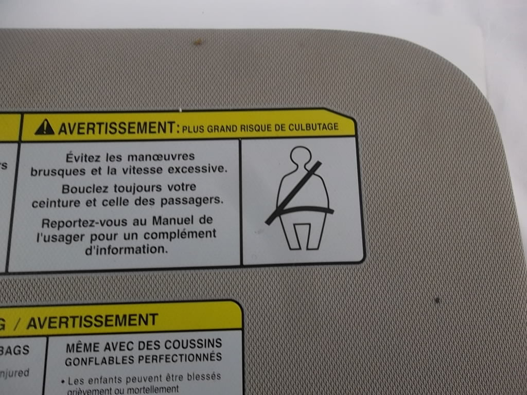 2016-2020 Nissan Rogue Sun Visor Passenger 96400-6FL0A