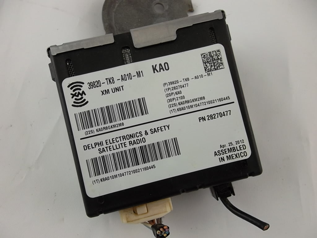 2011-2013 Honda Odyssey Satellite Radio Receiver Unit 39820-TK8-A01