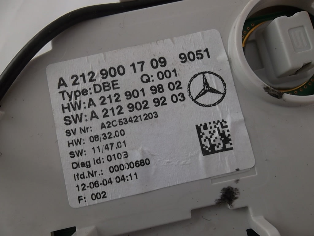 2010-2018 Mercedes W212 E350 E250 Front Overhead Dome Light Lamp Reading Map